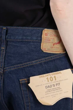 Fashion OrSlow 101 Dad's Fit Denim Pants - One Wash