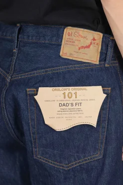 Fashion OrSlow 101 Dad's Fit Denim Pants - One Wash