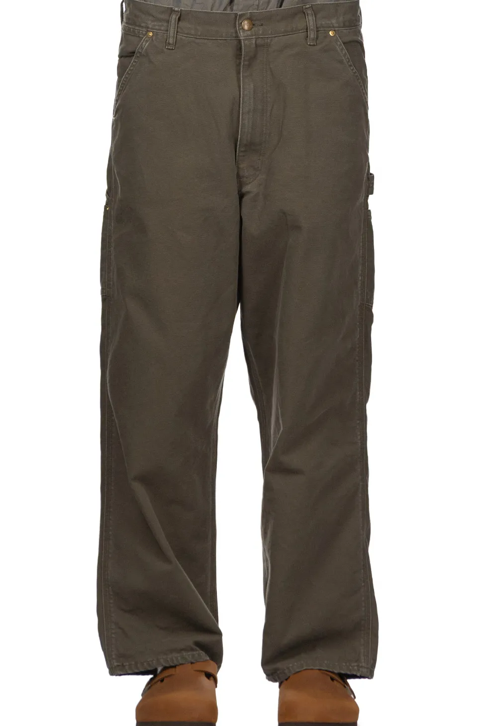 Fashion OrSlow Dad's Fit Painter Pants - Army Green