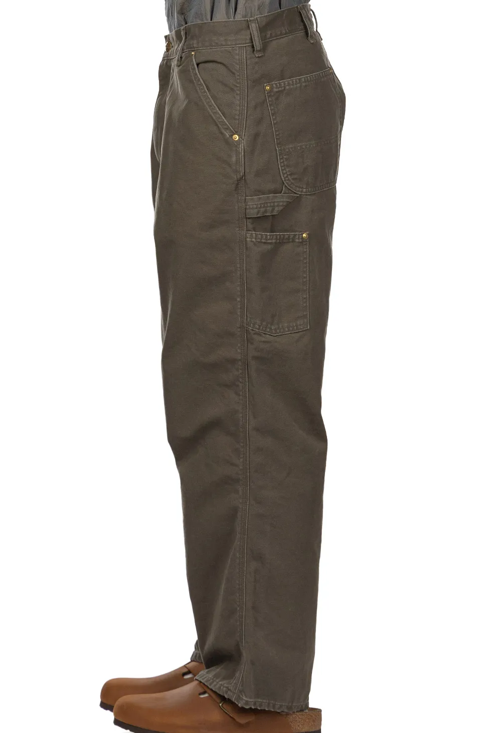 Fashion OrSlow Dad's Fit Painter Pants - Army Green