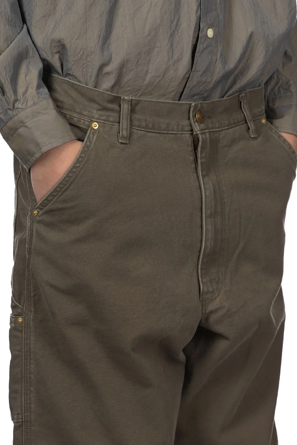 Fashion OrSlow Dad's Fit Painter Pants - Army Green
