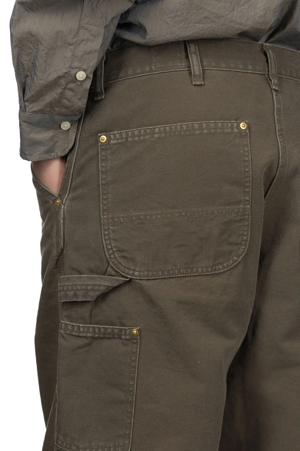 Fashion OrSlow Dad's Fit Painter Pants - Army Green