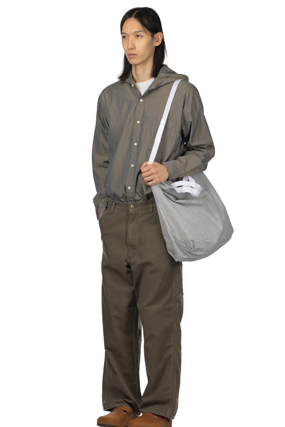 Fashion OrSlow Dad's Fit Painter Pants - Army Green