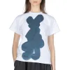 Hot Comme Des Garcons TAO DAICHIRO SHINJO T-Shirt (Shodo) - White x Indigo