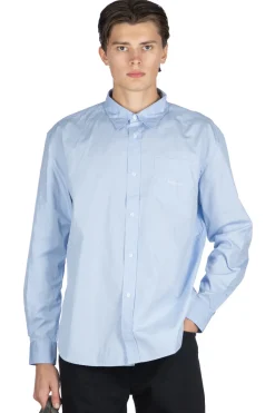 Sale Palmes Daryl Long Sleeve Shirt - Light Blue