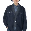 Hot FDMTL Denim Haori Shirt Rinse - Indigo