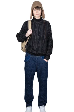 Clearance Kapital Denim x Waffle Quilting Sarouel NOUVELLE Pants