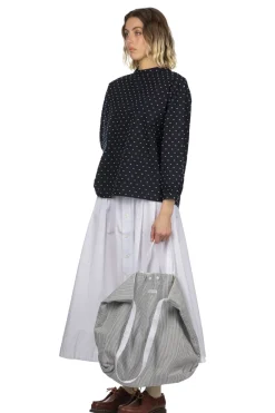 Fashion Nachukara Dobby Band Collar Pullover - Black