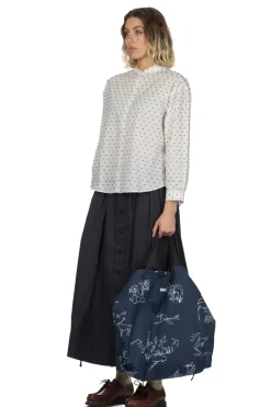 Sale Nachukara Dobby Round Collar Shirt - White