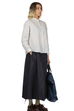 Sale Nachukara Dobby Round Collar Shirt - White