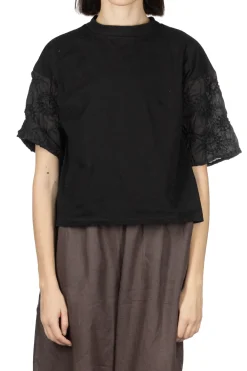 Outlet Nachukara Docking Sleeve Pullover - Black