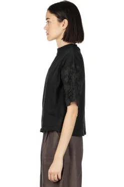 Outlet Nachukara Docking Sleeve Pullover - Black