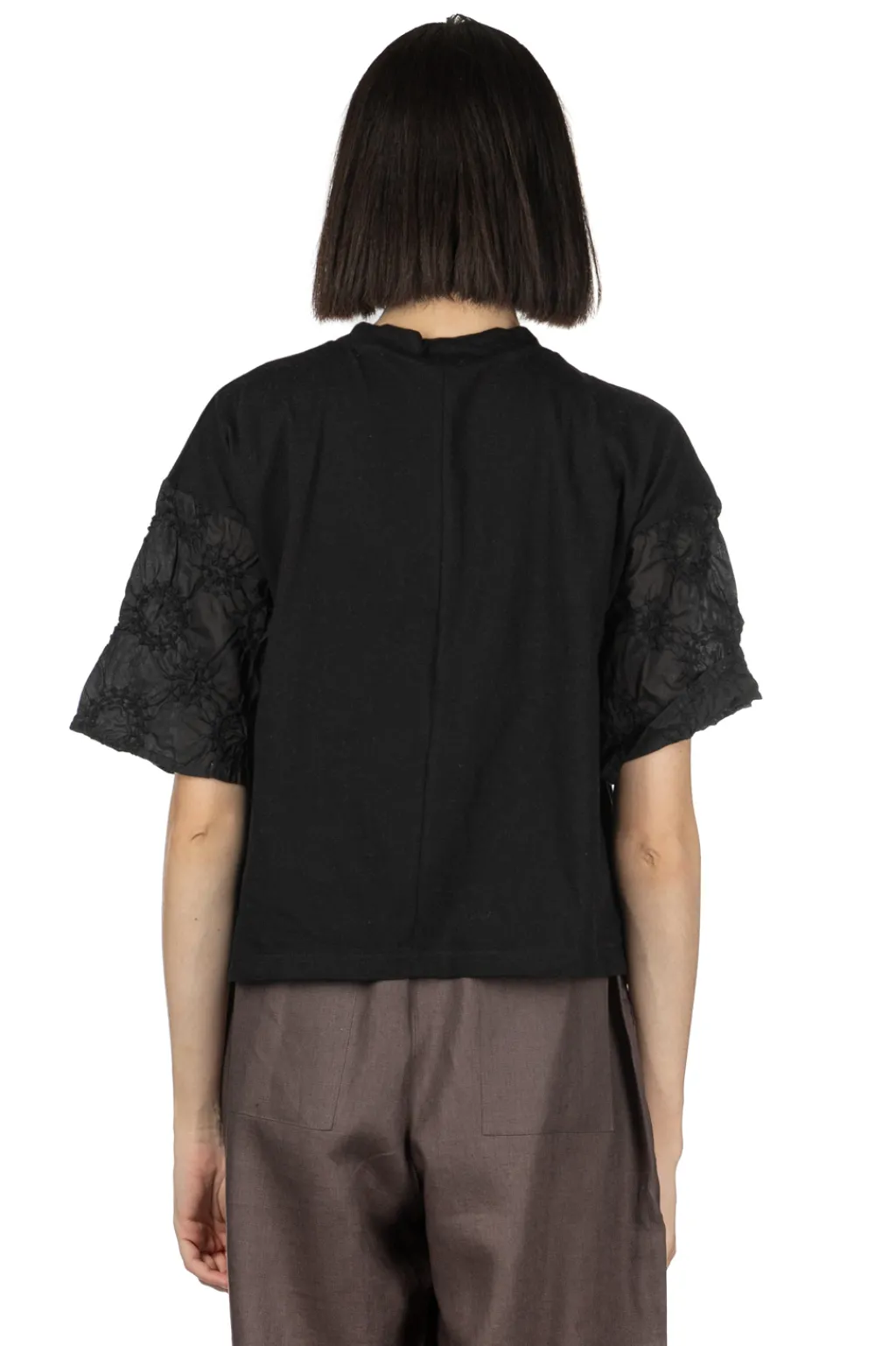 Outlet Nachukara Docking Sleeve Pullover - Black