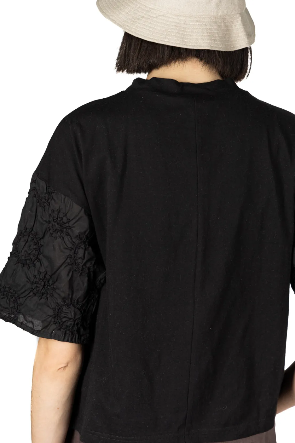 Outlet Nachukara Docking Sleeve Pullover - Black