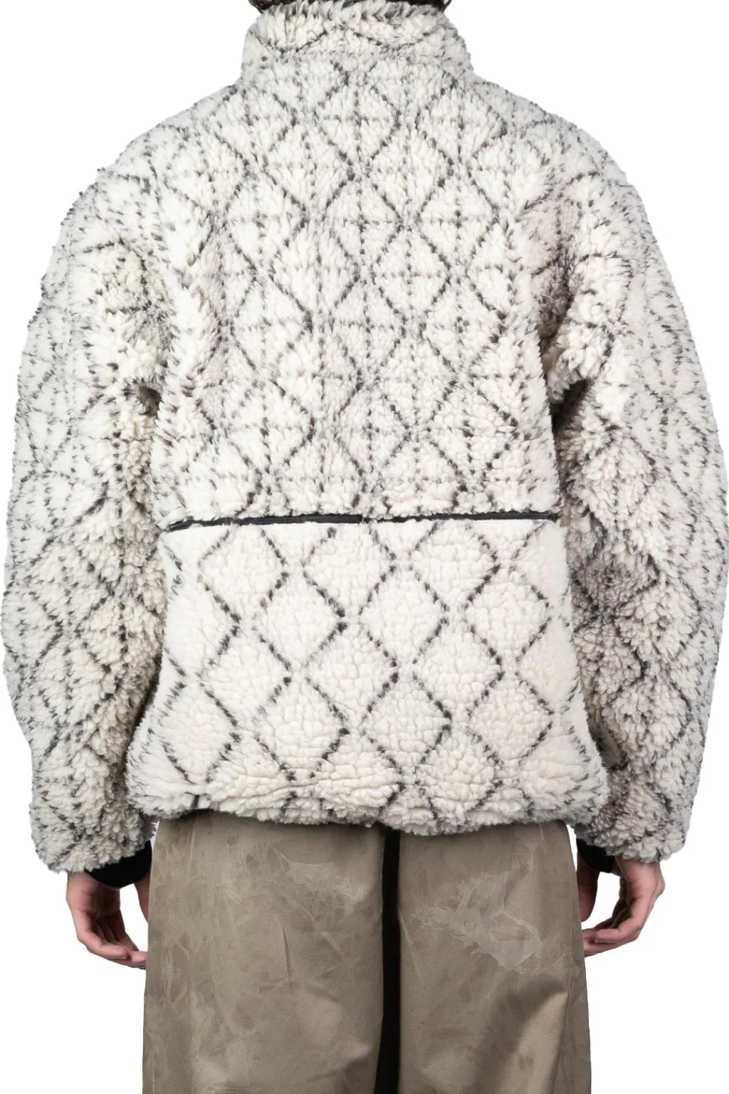 New Kapital DO-GI SASHIKO BOA Fleece Reversible Blouson - Natural