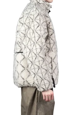 New Kapital DO-GI SASHIKO BOA Fleece Reversible Blouson - Natural