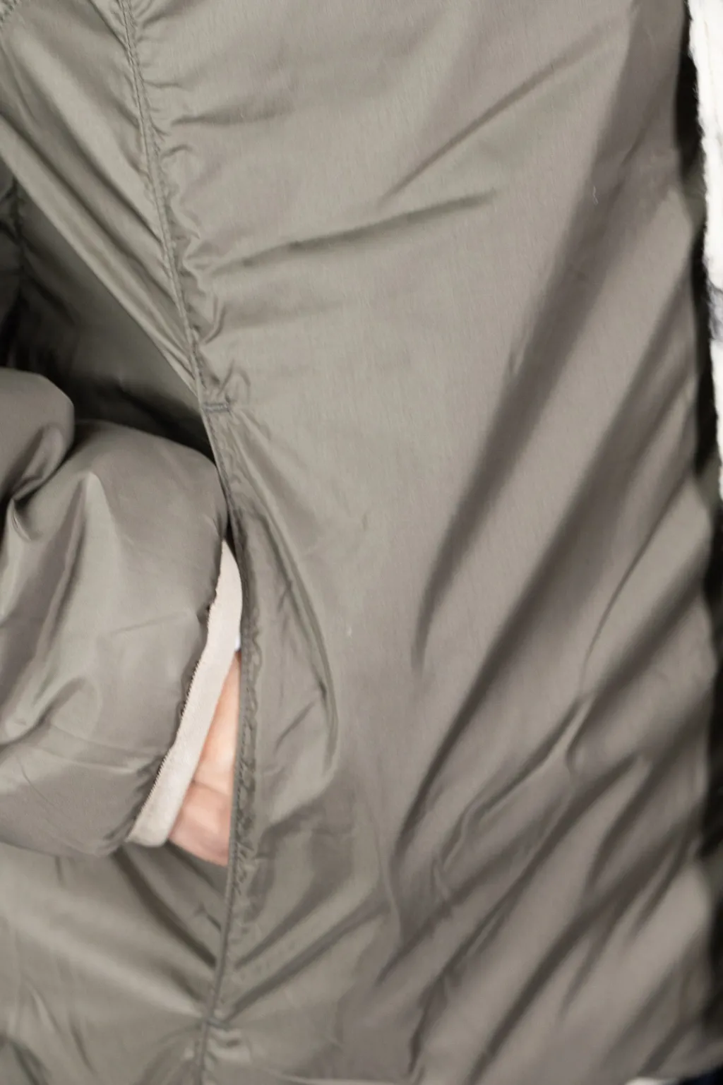 Outlet Kapital DO-GI SASHIKO BOA Fleece Reversible Blouson - Natural