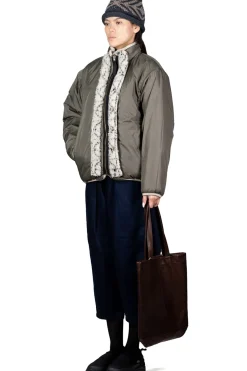 Outlet Kapital DO-GI SASHIKO BOA Fleece Reversible Blouson - Natural