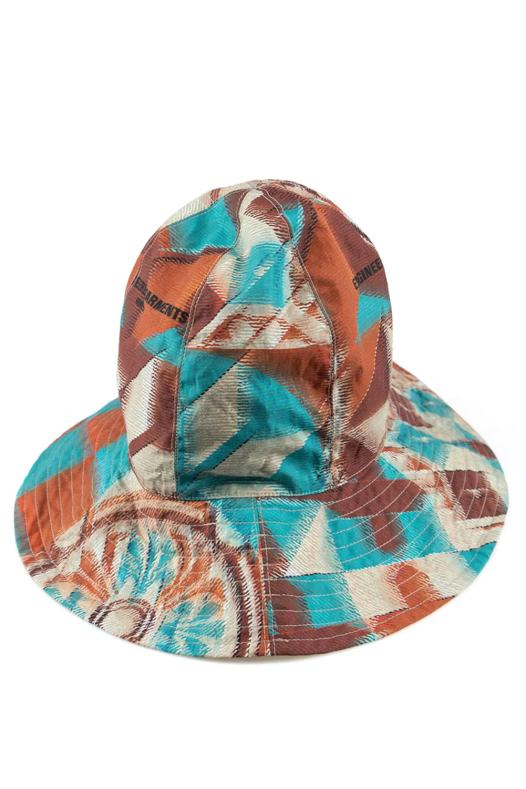 Online Engineered Garments Dome Hat - Blue Cotton Islamic Tile Print