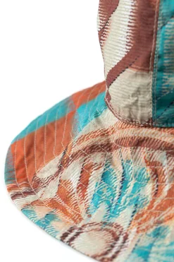 Online Engineered Garments Dome Hat - Blue Cotton Islamic Tile Print