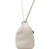 Clearance MARROW LEATHER Double Faced Ring Muff - Pearl Gray