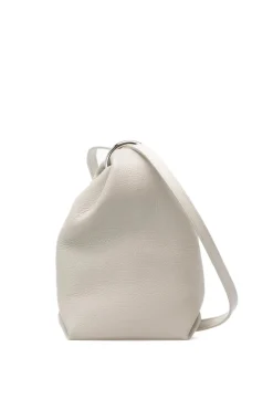 Clearance MARROW LEATHER Double Faced Ring Muff - Pearl Gray