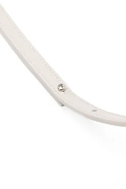 Clearance MARROW LEATHER Double Faced Ring Muff - Pearl Gray