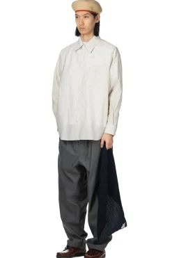 Hot LEMAIRE Double Pocket LS Shirt - Pale Mastic