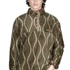 Online Kapital Drunk Stripe Fleece Pullover