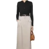 New Manon Dry Twill Tight Skirt - Beige