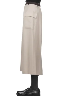 New Manon Dry Twill Tight Skirt - Beige