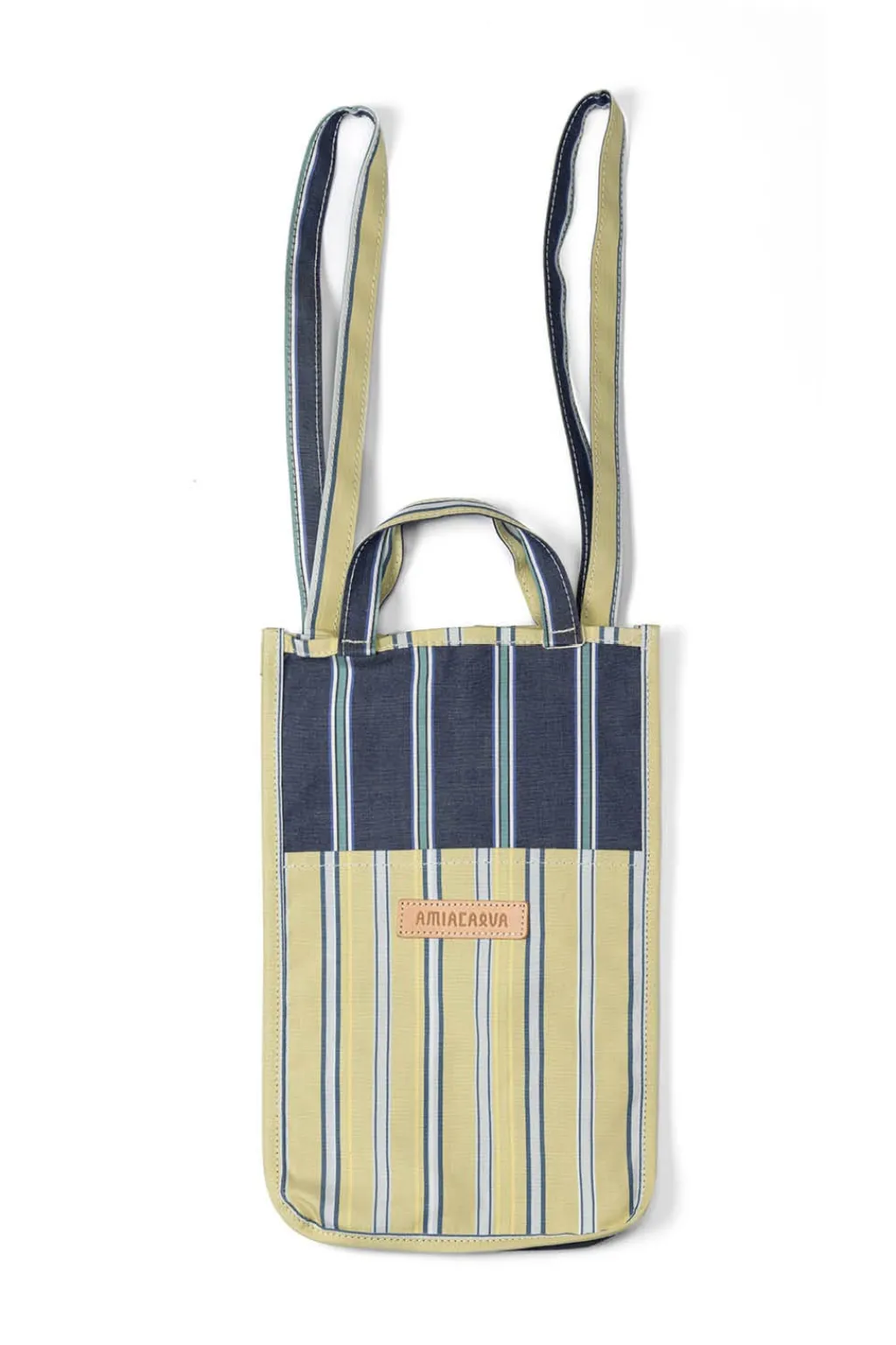 Fashion amiacalva Easy Bag M - Yellow Navy