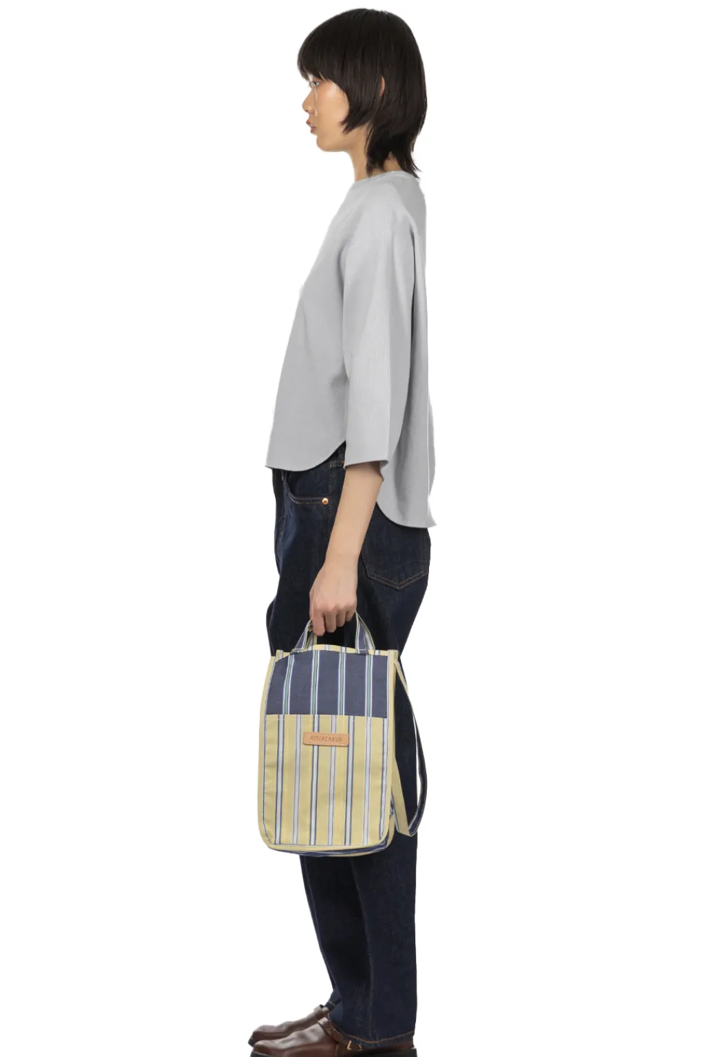 Fashion amiacalva Easy Bag M - Yellow Navy