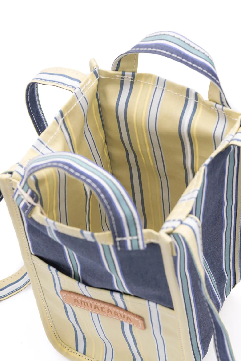 New amiacalva Easy Bag S - Yellow Navy