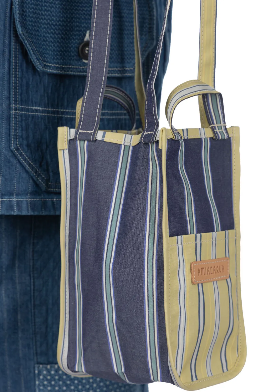 New amiacalva Easy Bag S - Yellow Navy