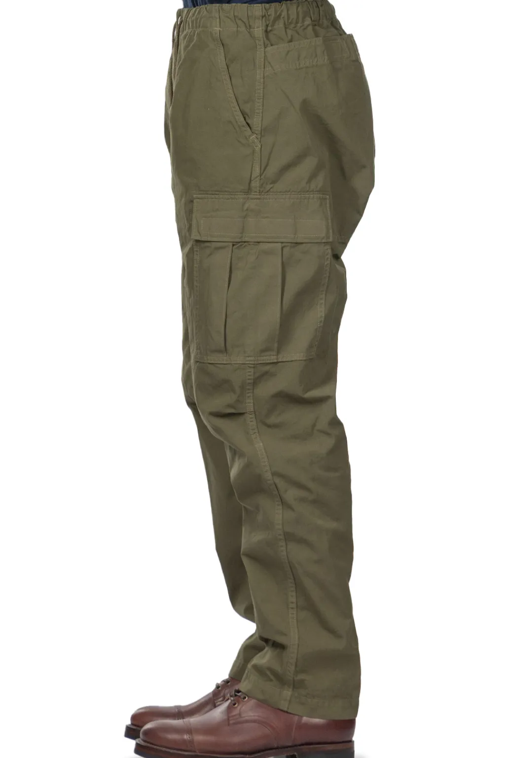 Sale OrSlow Easy Cargo Pants - Army Green
