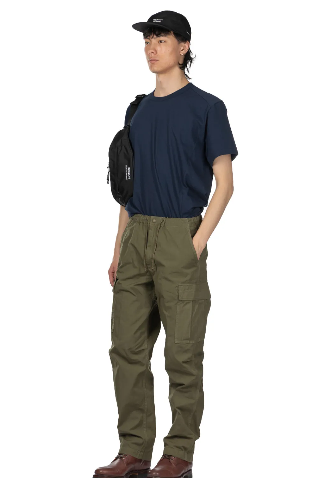 Sale OrSlow Easy Cargo Pants - Army Green