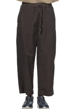 Clearance TOUJOURS Easy Field Trousers - Charcoal Brown
