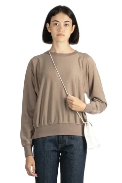 Hot AURALEE ELASTIC HIGH GAUGE SWEAT Pullover - Gray Beige