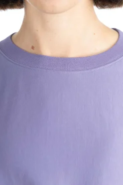 Hot AURALEE ELASTIC HIGH GAUGE SWEAT Pullover - Purple