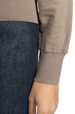 Hot AURALEE ELASTIC HIGH GAUGE SWEAT Pullover - Gray Beige
