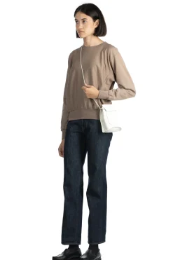 Hot AURALEE ELASTIC HIGH GAUGE SWEAT Pullover - Gray Beige