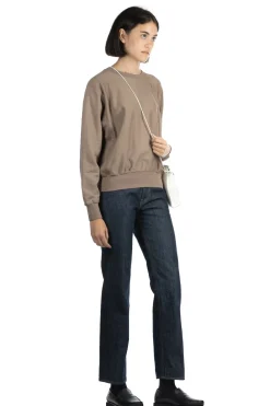Hot AURALEE ELASTIC HIGH GAUGE SWEAT Pullover - Gray Beige