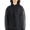 Online AURALEE ELASTIC SHEER NYLON PO PARKA - Black