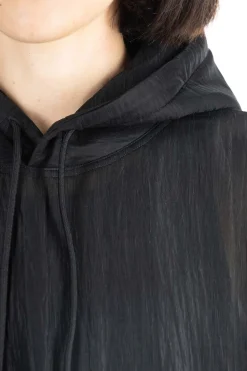 Online AURALEE ELASTIC SHEER NYLON PO PARKA - Black