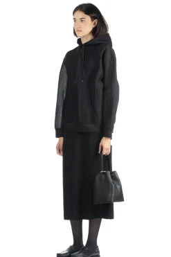 Online AURALEE ELASTIC SHEER NYLON PO PARKA - Black