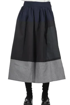 Clearance Visvim Elevation Skirt Santome PW W - Navy