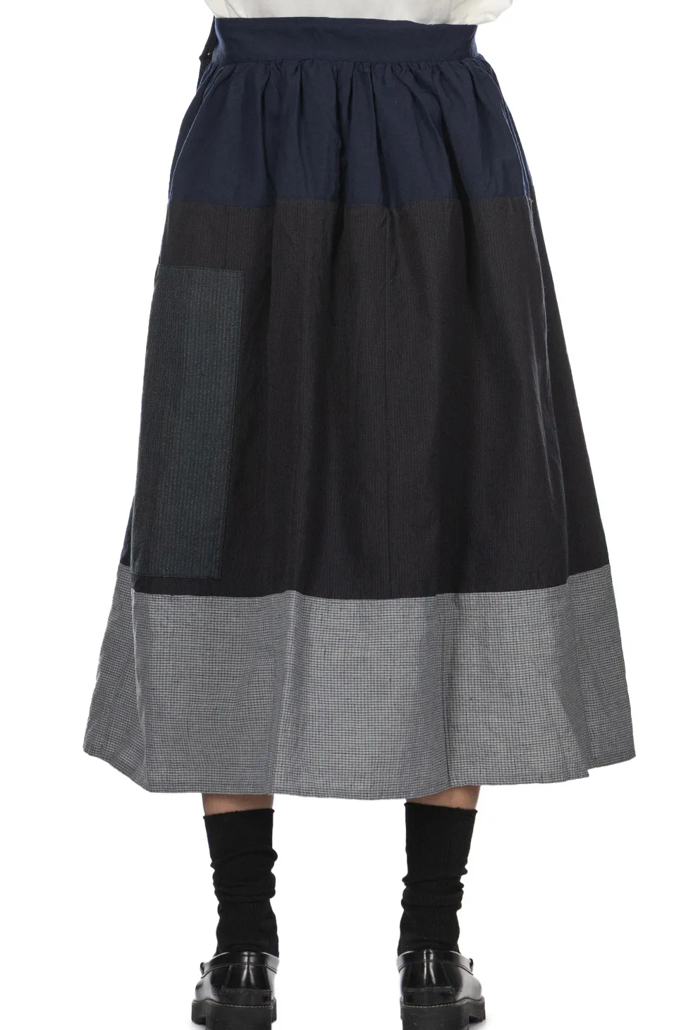 Clearance Visvim Elevation Skirt Santome PW W - Navy