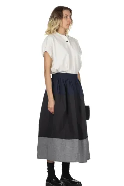 Clearance Visvim Elevation Skirt Santome PW W - Navy