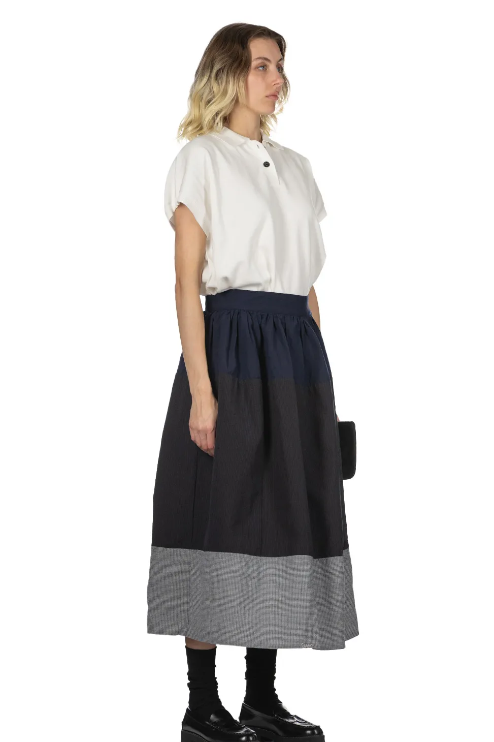 Clearance Visvim Elevation Skirt Santome PW W - Navy